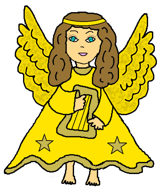 Free Christmas "Angel Sunday School Lessons" for kids by Church House Collection